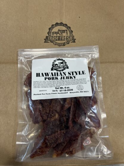 Pasture Raised Washington Pork Jerky