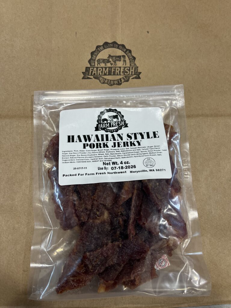 Pasture Raised Washington Pork Jerky