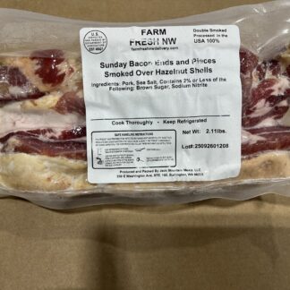 Bacon Ends from butcher Seattle Washington